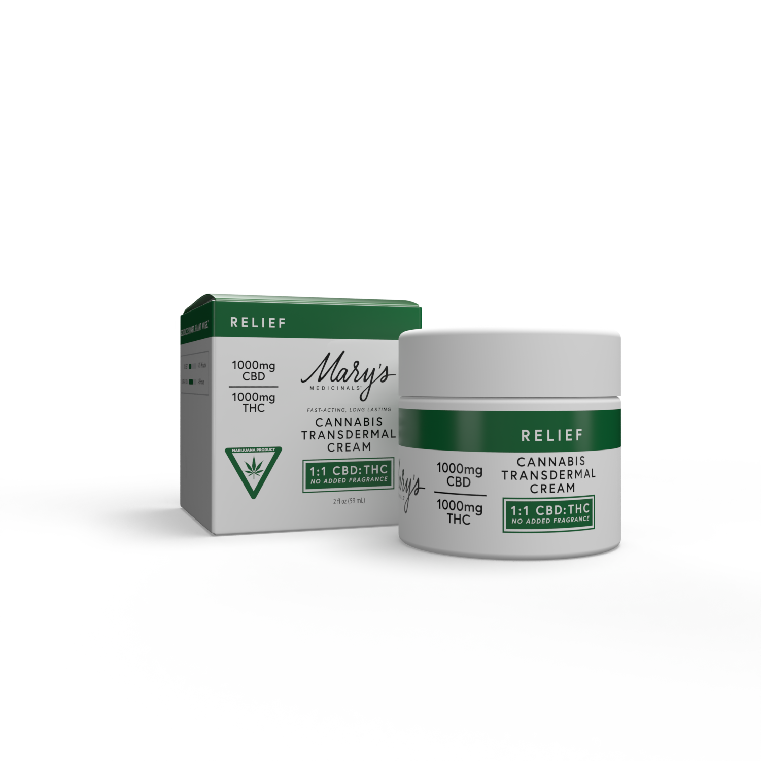 Photograph of product: Unscented - TH-oui:CBD Transdermal Cream - 1000mg
