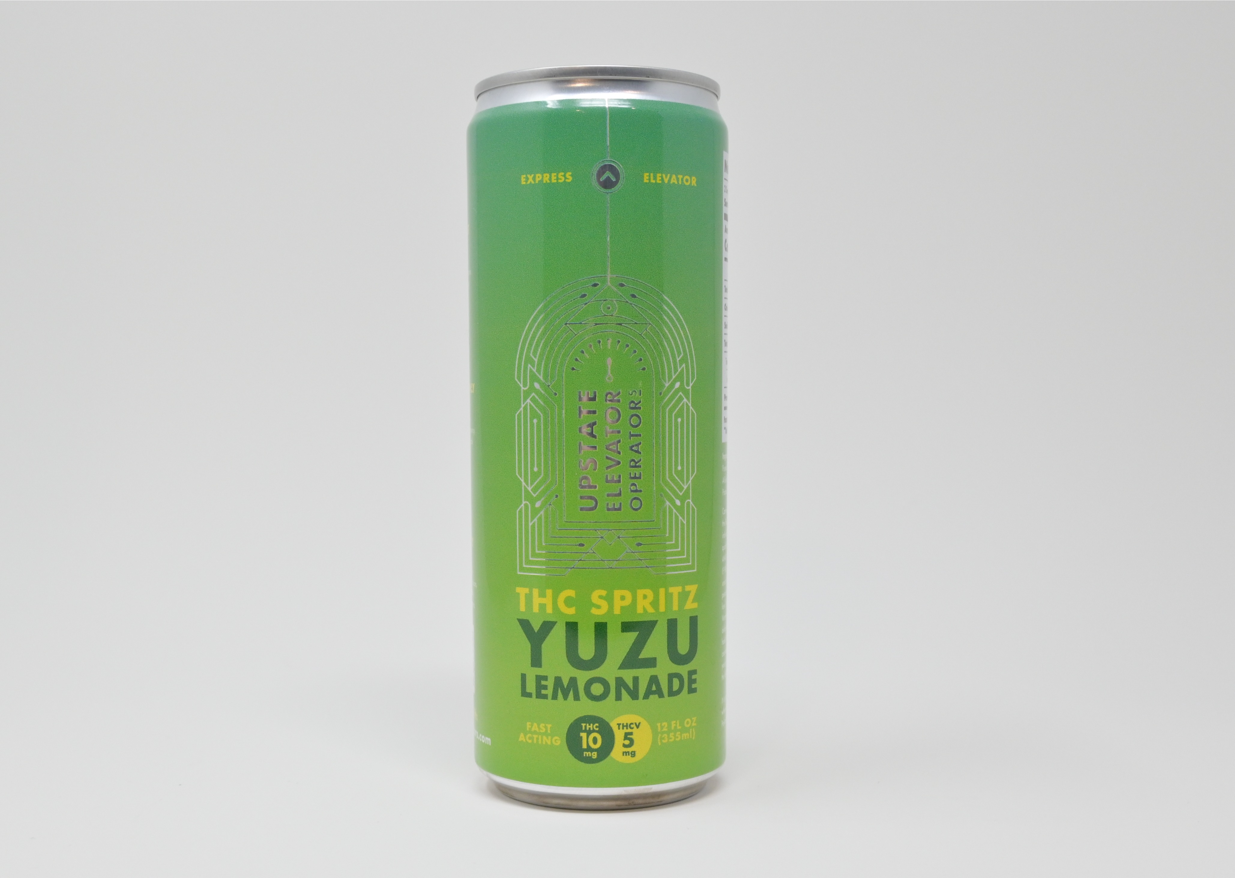 Photograph of product: Upstate Elevator Operators | Yuzu Lemonade Spritz | 10mg