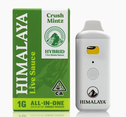 Photograph of product: CRUSHMINTZ 1G LIVE RESIN ALL-IN-ONE