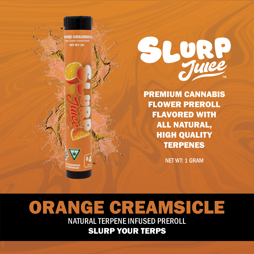 Photograph of product: Slurp Juice | Orange Creamsicle Terp Infused