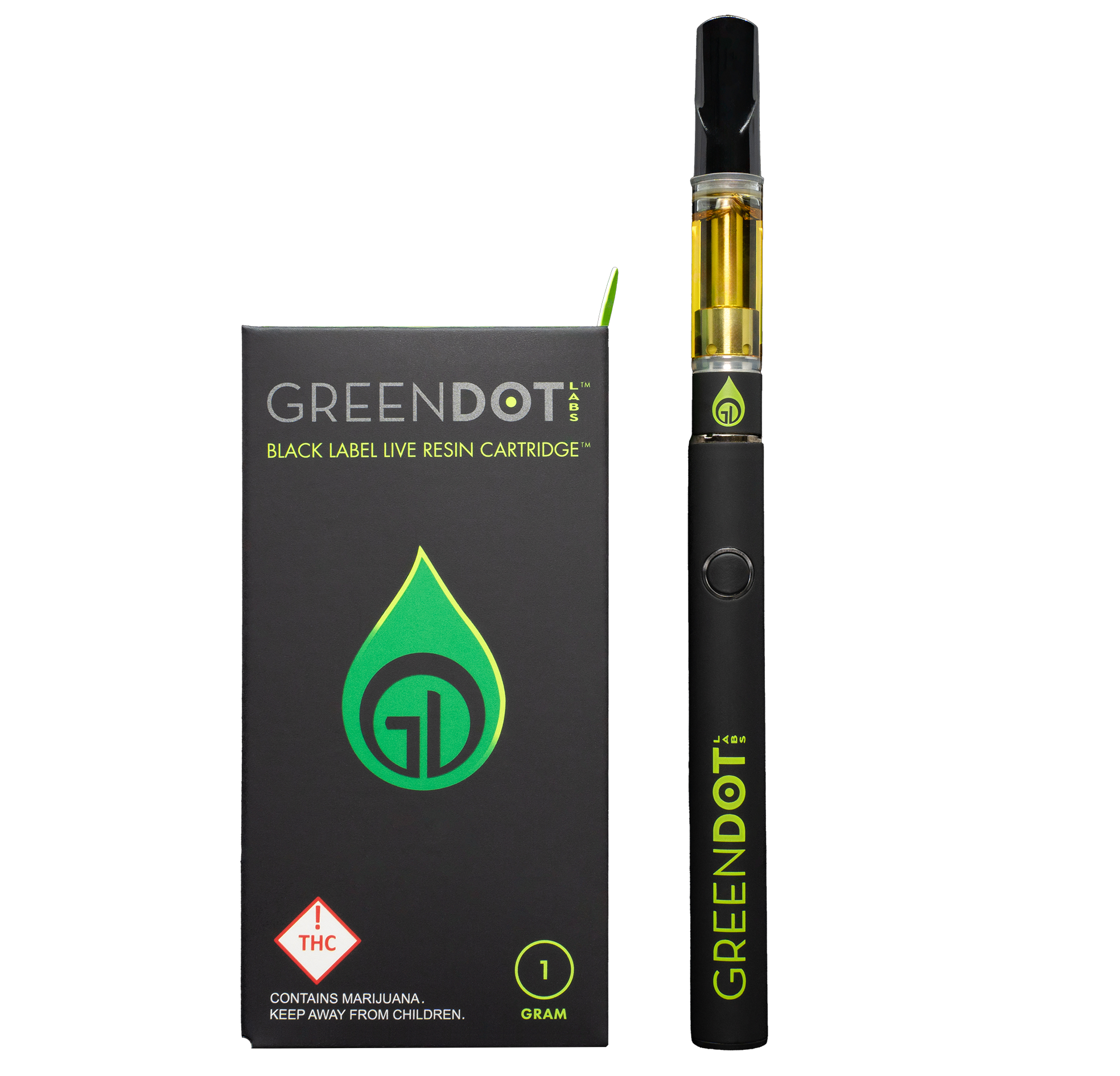 Photograph of product: Paloma (H) - Black Label Cartridge - Green Dot Labs
