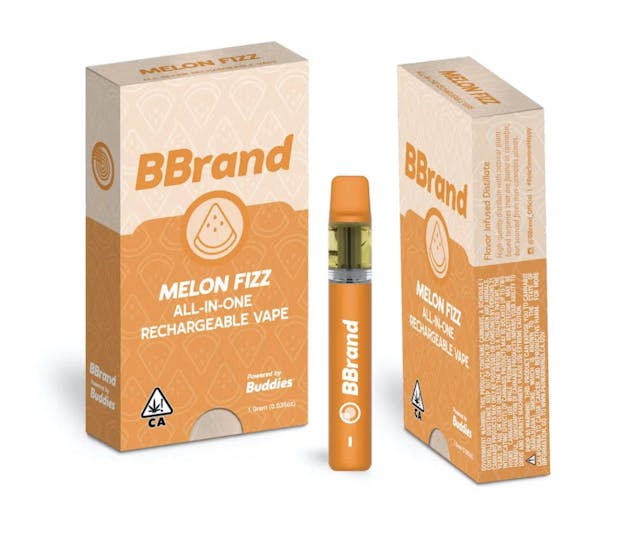 Photograph of product: BBrand - All In One Melon Fizz Disposable - 1g
