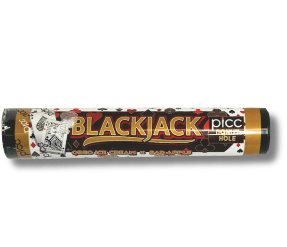 Photograph of product: Blackout Betty & Trail Mix 1g Infused Pre Roll (Blackjack)