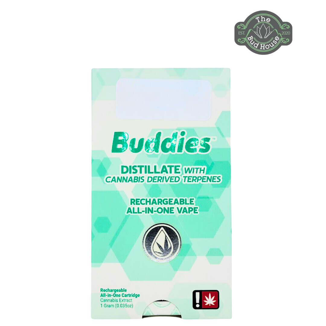 Photograph of product: Buddies 1g BLUEBERRY DST AIO