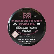Photograph of product: Blackberry 1:1 CBN:TH-oui | 10MG:10MG Gummies