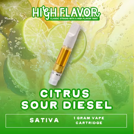 Photograph of product: Citrus Sour Diesel - ETOH Vape