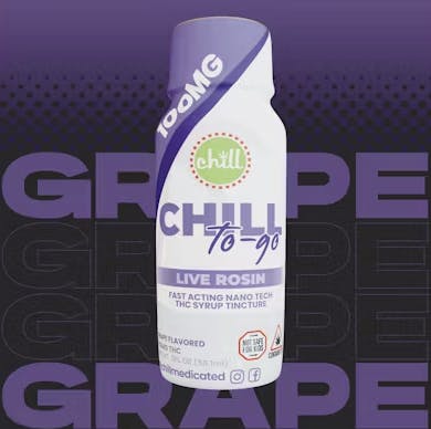 Photograph of product: Chill Medicated - Grape Syrup TO GO - 100mg