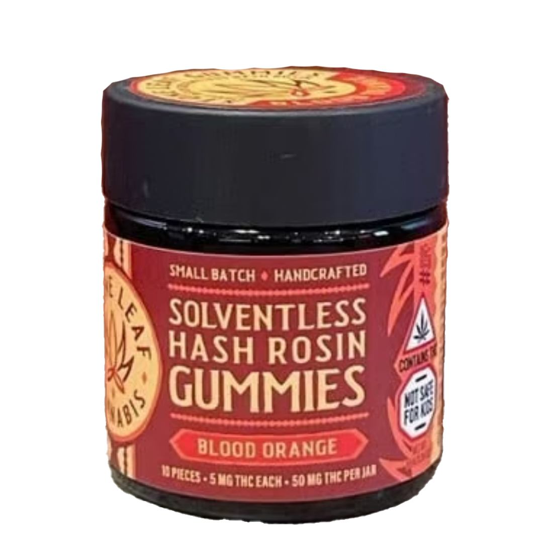 Photograph of product: Blood Orange Gummies | 5mg TH-oui 10ct | Stone Leaf