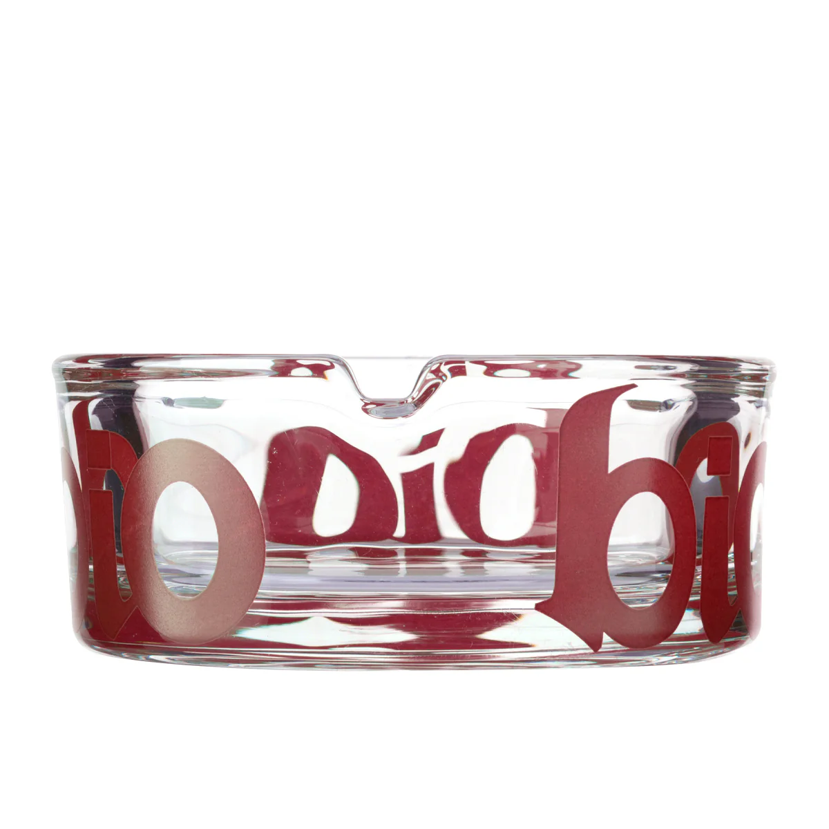 Photograph of product: BIO Glass Classic Ashtray 3" - Red
