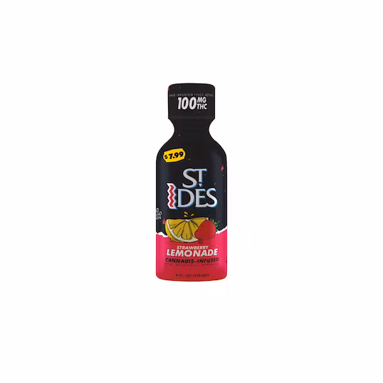 Photograph of product: Strawberry Lemonade | 4OZ SHOT 100MG | St. Ides