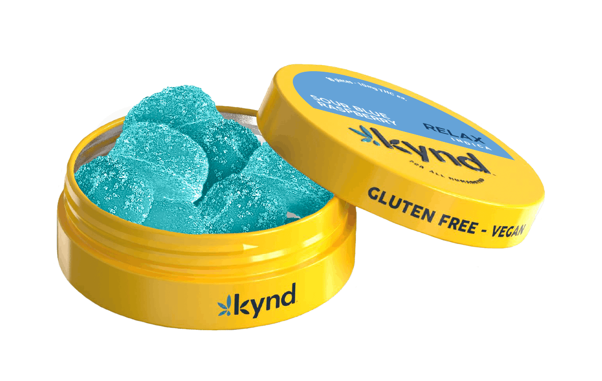 Photograph of product: Sour Blue Raspberry Gummies | 11 Pack