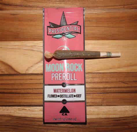 Photograph of product: PRES Watermelon Moonrock Infused Pre-roll