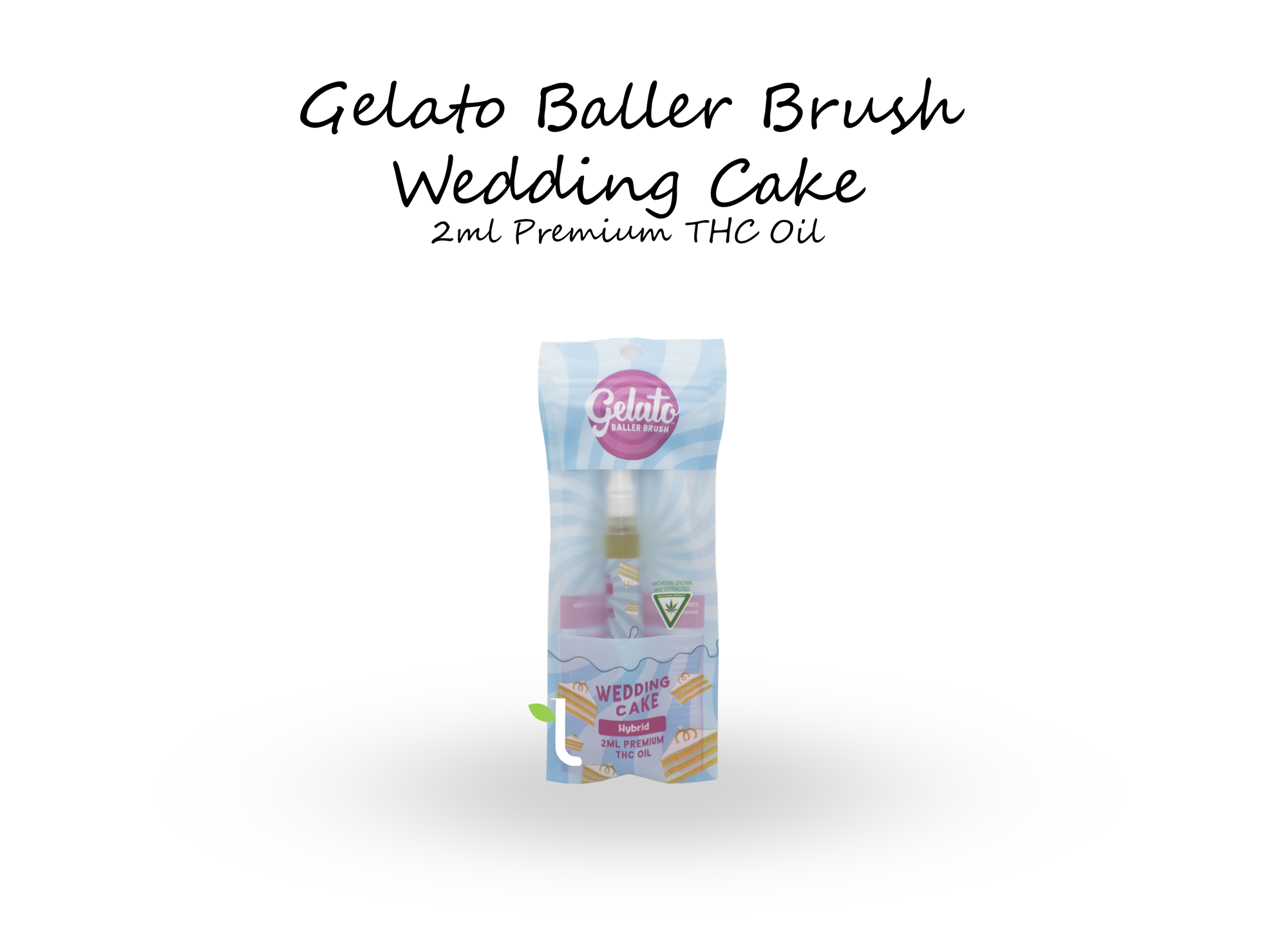 Photograph of product: Baller Brush | Wedding Cake | 2ml Dart
