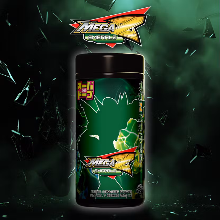 Photograph of product: Fear of Boof x Super Dope - Pre-Pack Flower - (7g) - **MEGA Z EMERALD**