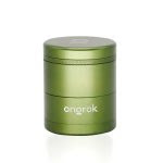 Photograph of product: ONGROK 5 Piece Flower Petal Toothless Grinder w/ Storage - Green