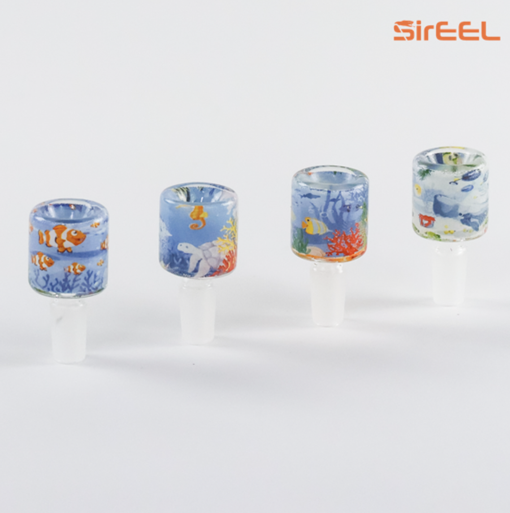 Photograph of product: SiReel Fish Bowl Style Bowl 14mm [Assorted Colors