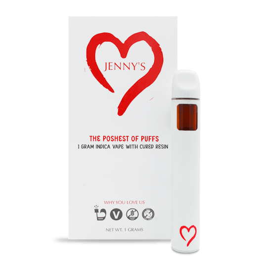 Photograph of product: Jenny's Cured Resin Vape Oui'd Lemon Cherry Gelato