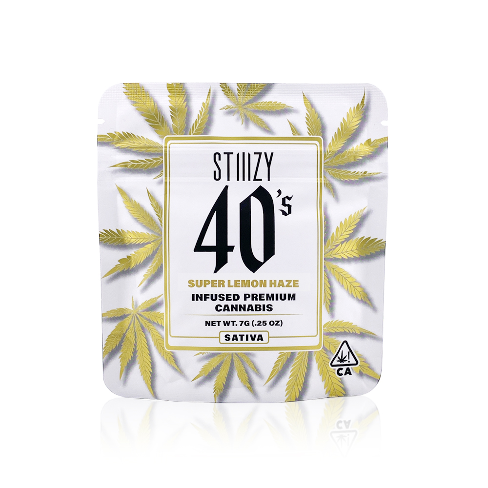 Photograph of product: Flower - Super Lemon Haze - Infused 40's - 7G