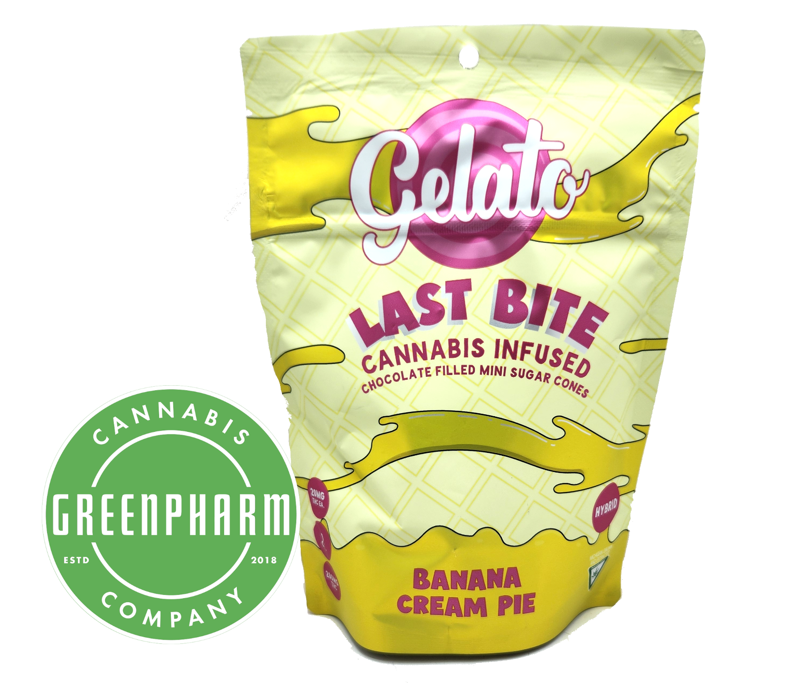 Photograph of product: Edible | Gelato | Maple Bacon ROSIN Last Bite Cones | 200mg