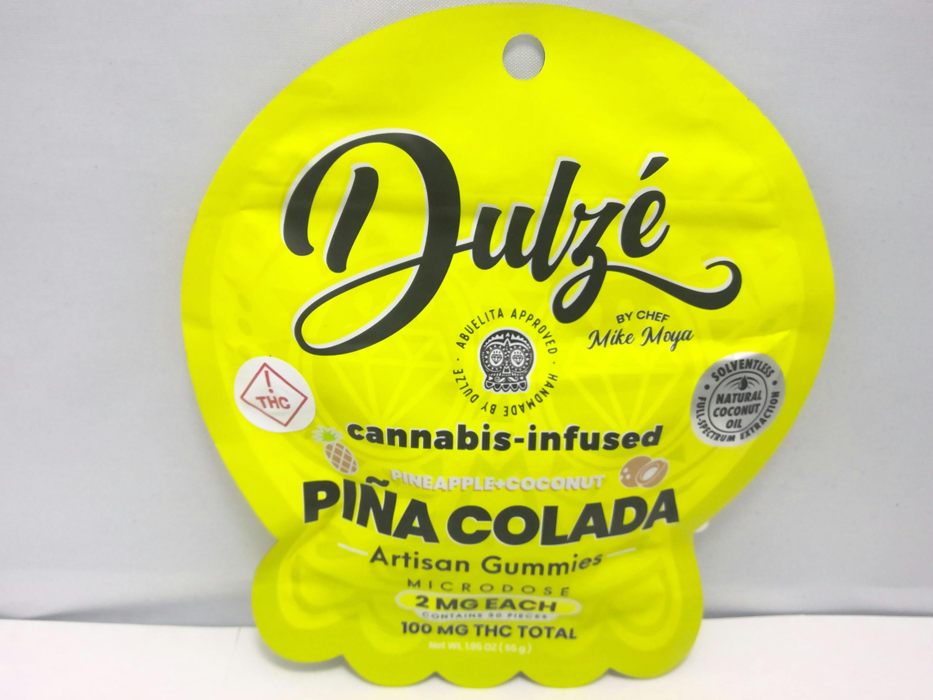 Photograph of product: PIna Colada Artisan Gummies Microdose