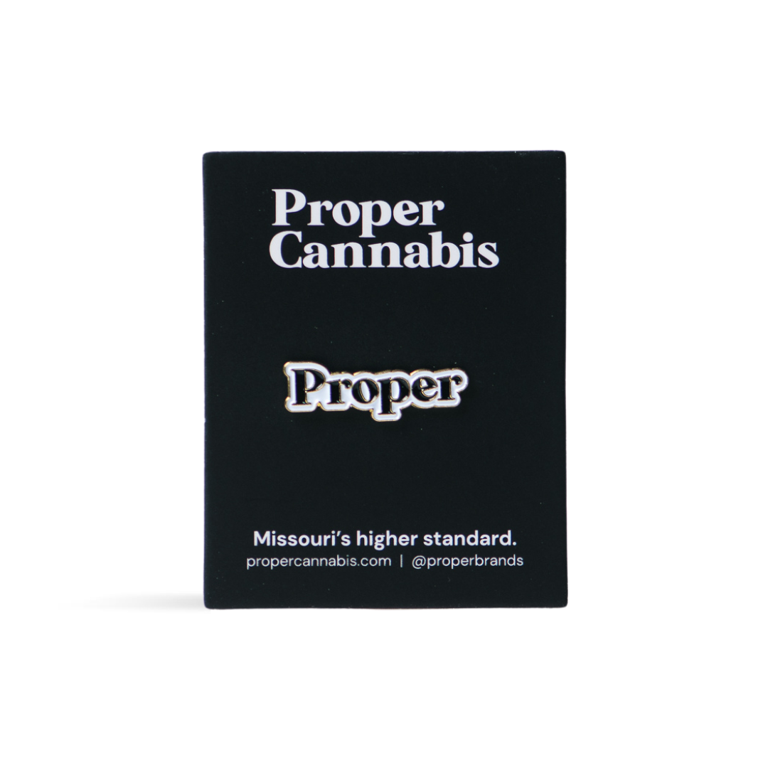 Photograph of product: Proper Enamel Pin