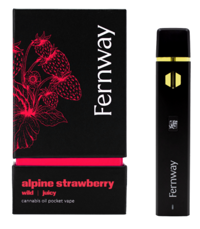 Photograph of product: Alpine Strawberry | Disposable | 2g | Oui'd