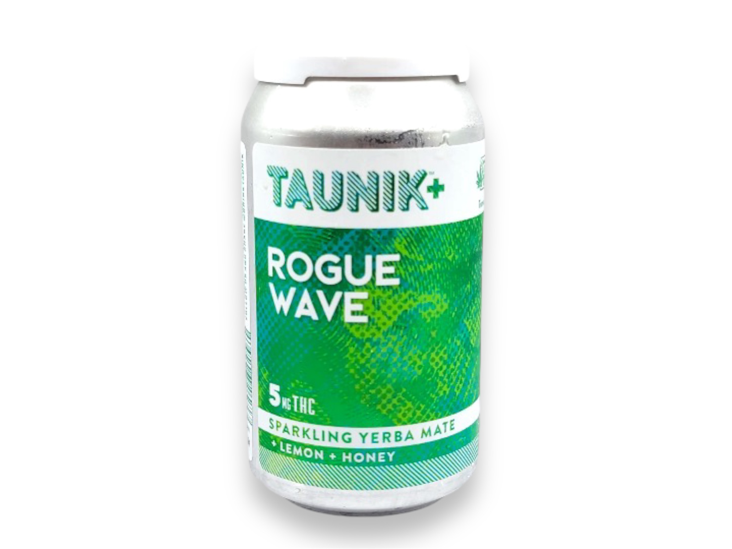 Photograph of product: Taunik - Rogue Wave - Sparkling Yerba Mate + Lemon + Honey -