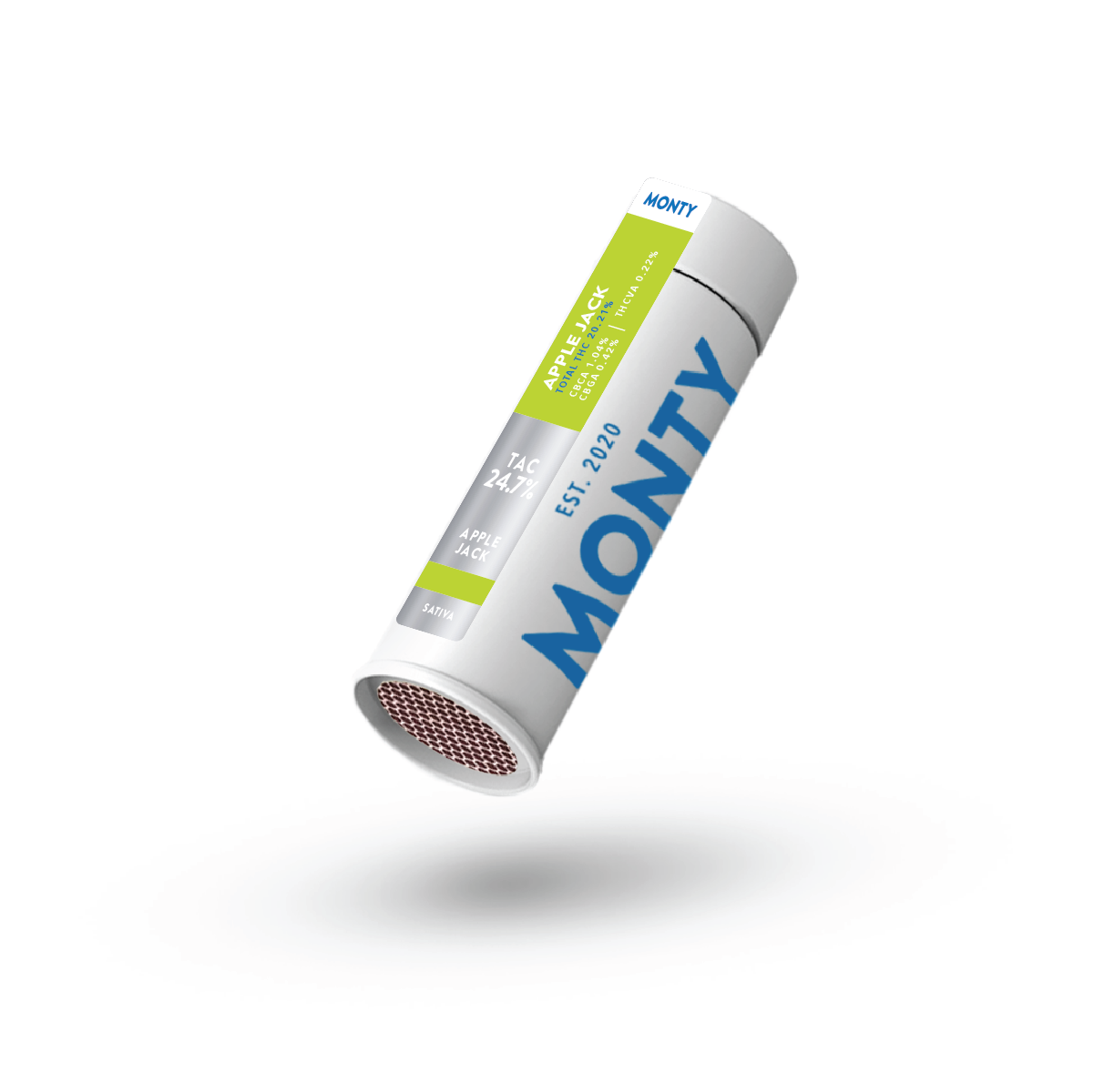 Photograph of product: MONTY | Apple Jack | Pre-Rolls | 5 x Slims