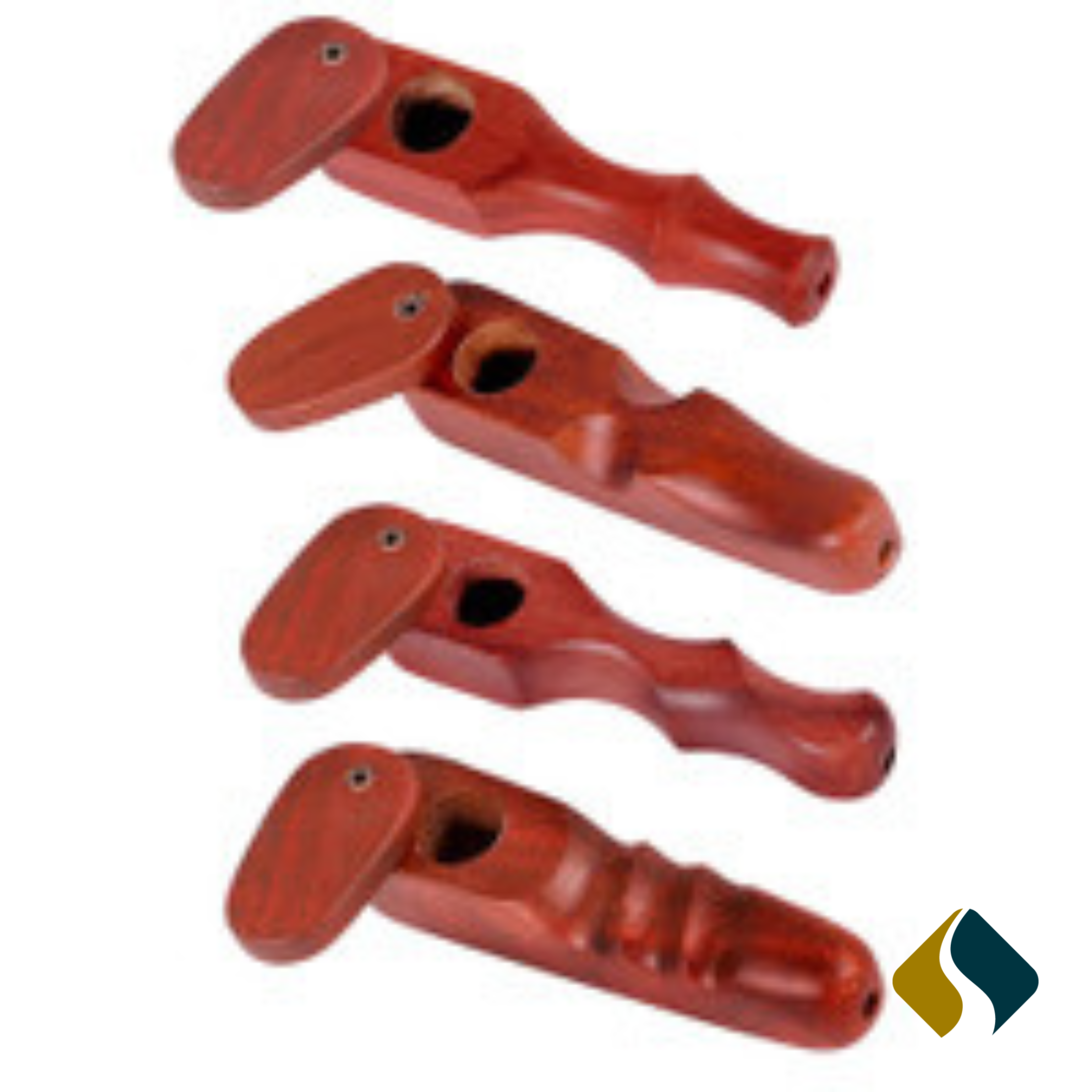 Photograph of product: Rosewood Spoon Pipe w/ Swivel Lid 4" (A385)