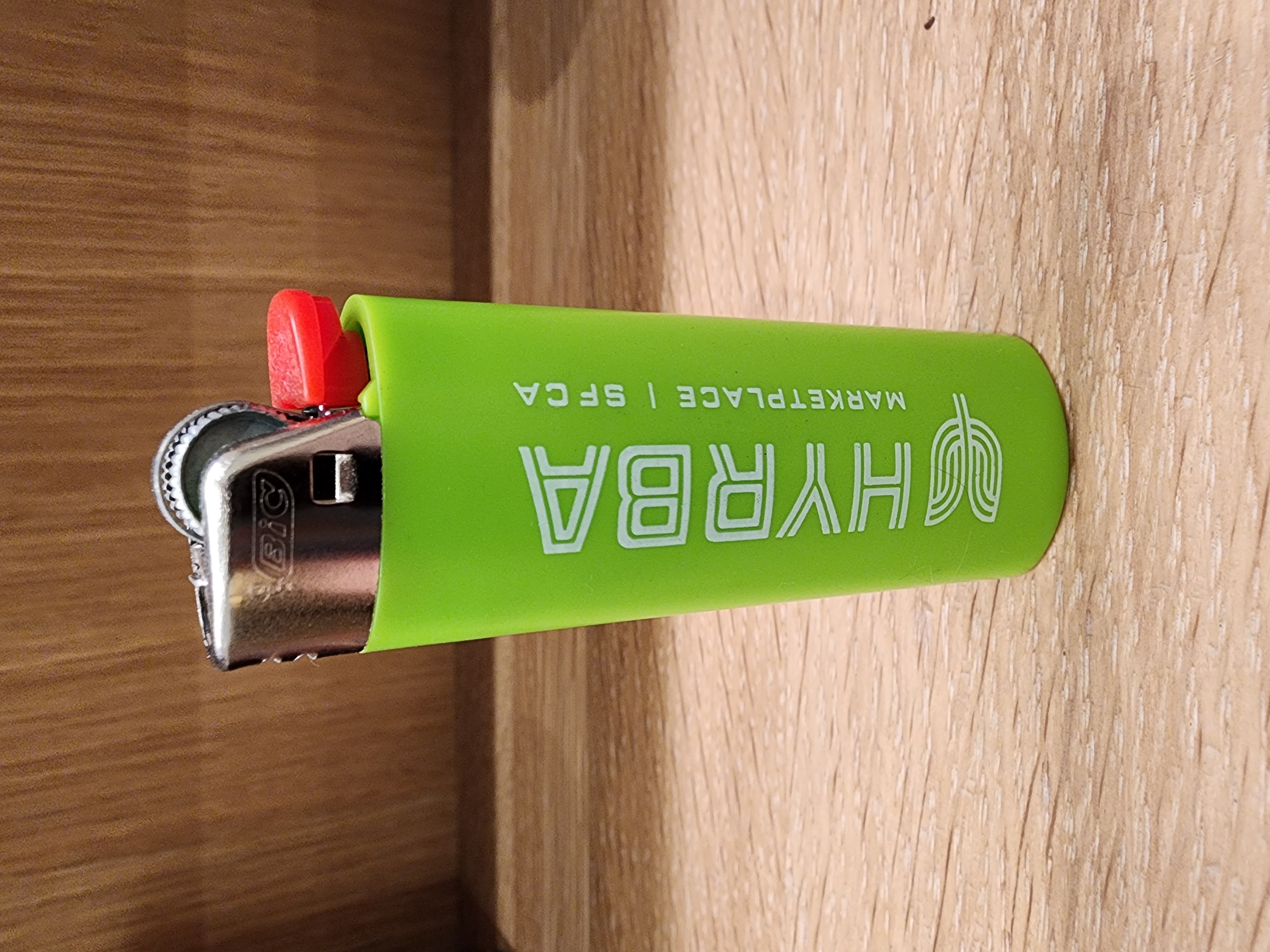 Photograph of product: BIC | HYRBA Lighter | Green
