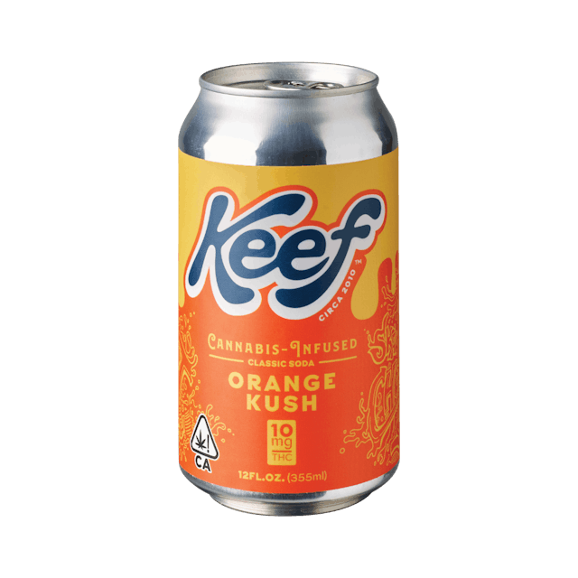 Photograph of product: Keef Classic Soda Orange Kush - 10mg