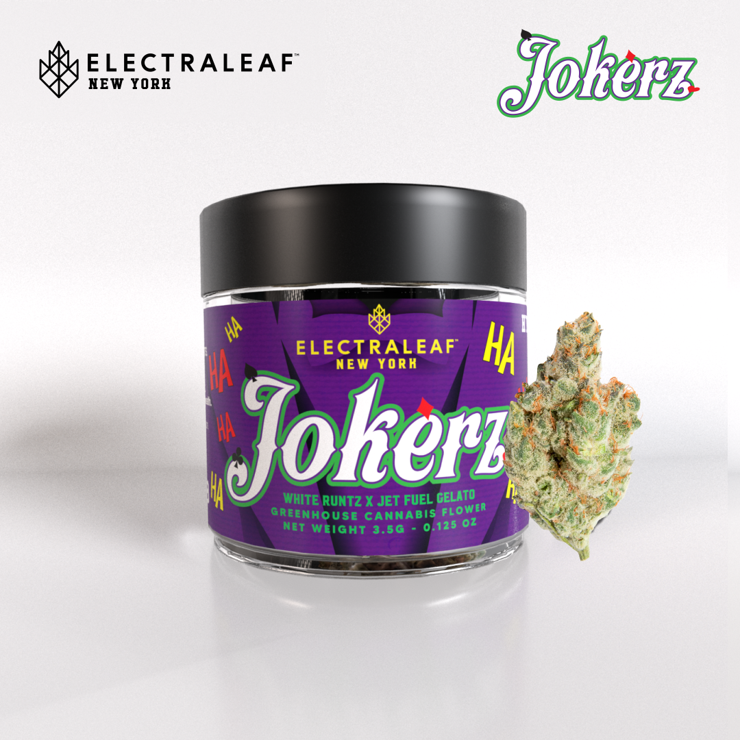 Photograph of product: ElectraLeaf | Jokerz | 3.5g Jar