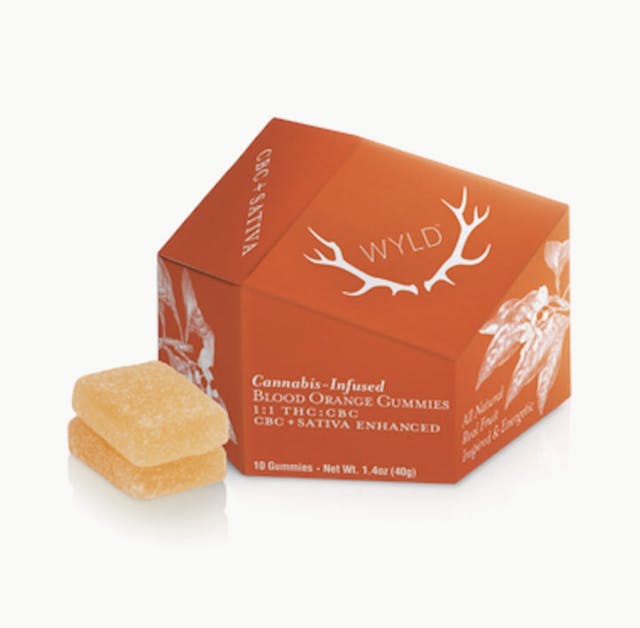 Photograph of product: Blood Orange TH-oui:CBC Gummies - 