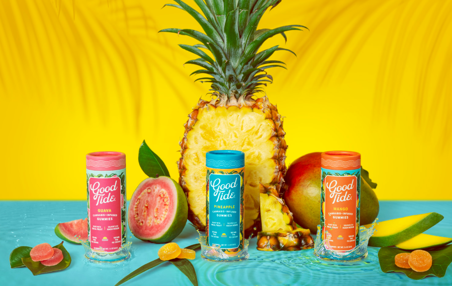 Photograph of product: [REC] GOOD TIDE | Pineapple Gummies | 10ct/100mg