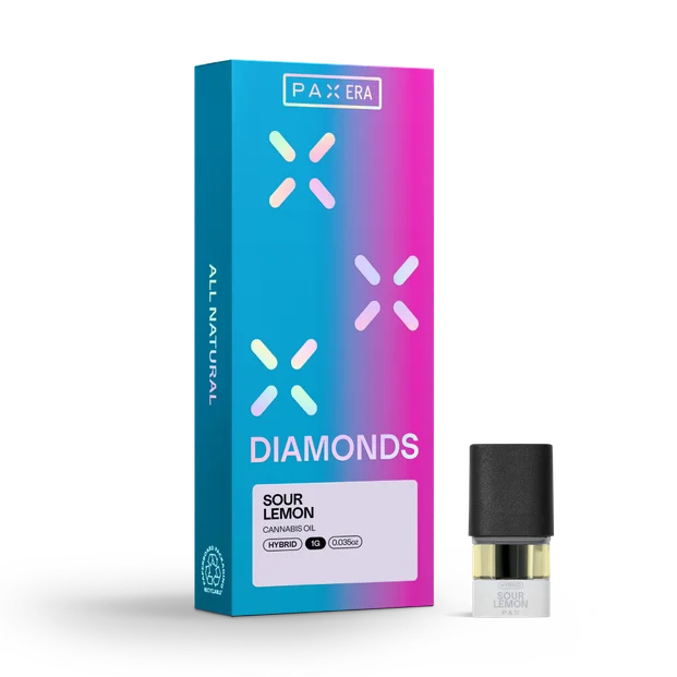 Photograph of product: PAX Diamonds Sour Lemon