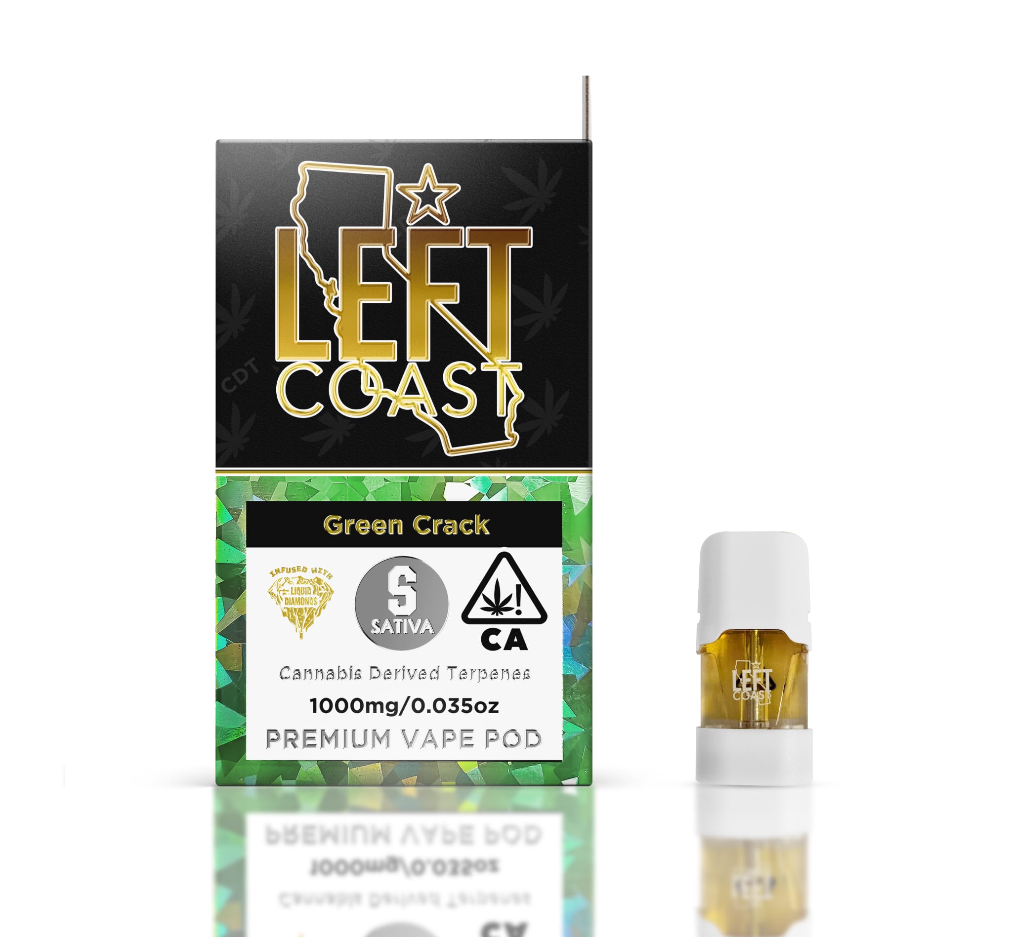 Photograph of product: GREEN CRACK 1G CDT POD