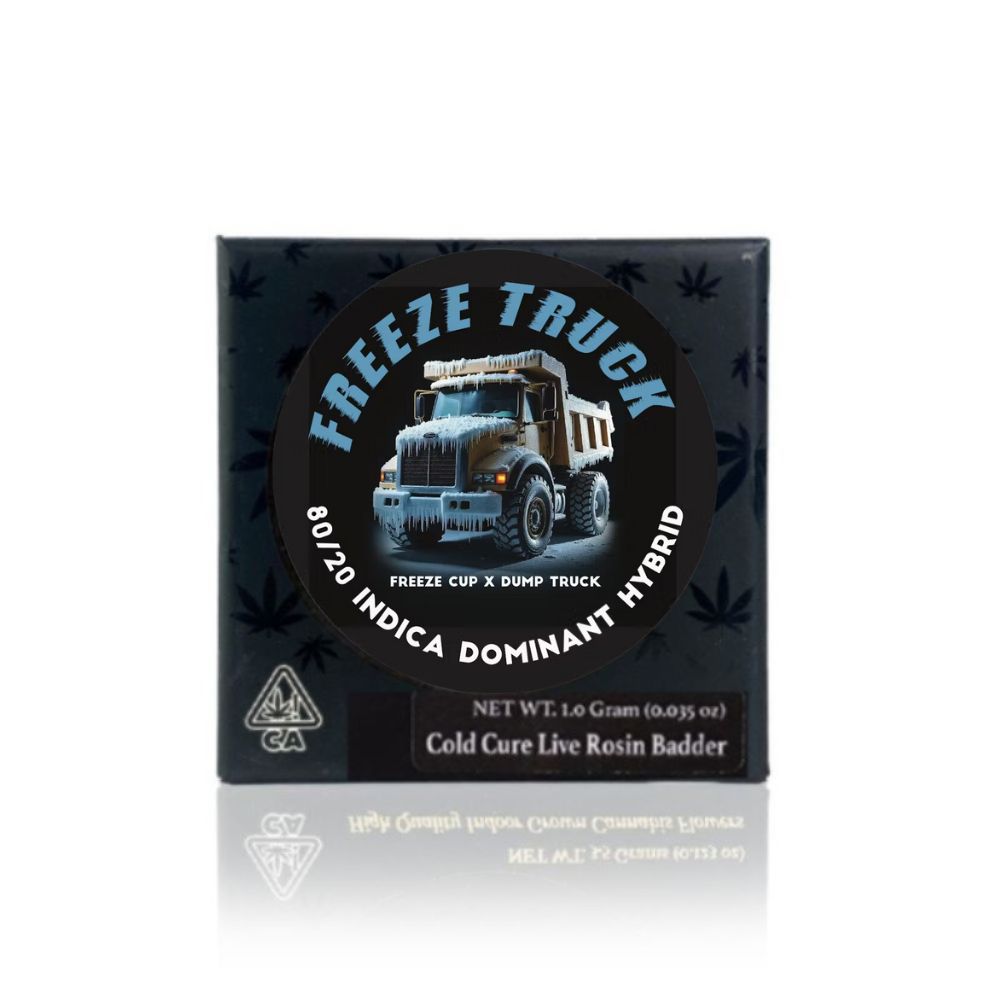 Photograph of product: FREEZE TRUCK COLD CURE LIVE ROSIN 1G - TEAM ELITE GENETICS