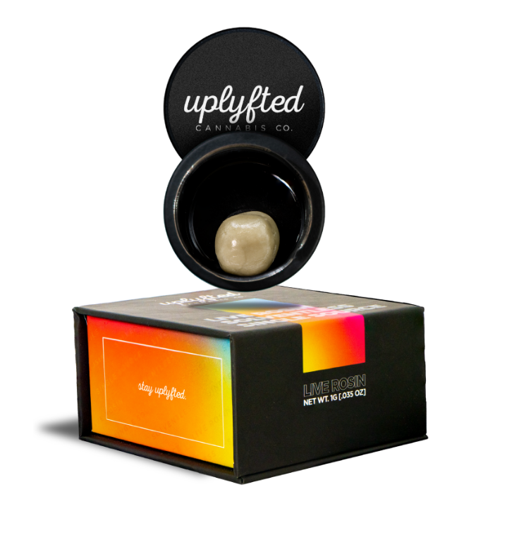 Photograph of product: Uplyfted Live Rosin | Han Solo Burger - Oui'd/Hybrid