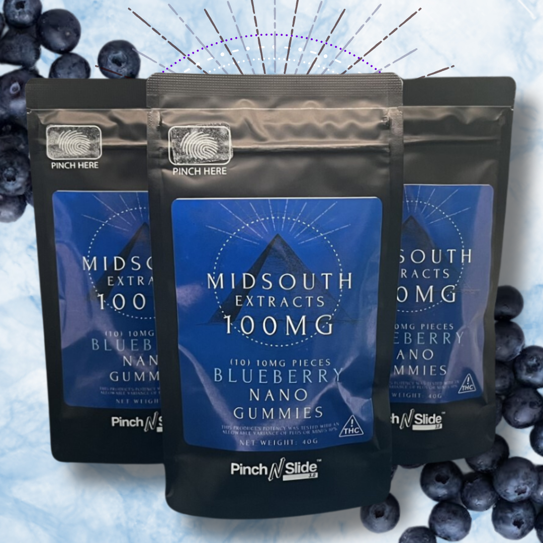Photograph of product: Blueberry Nano | Gummies 200mg