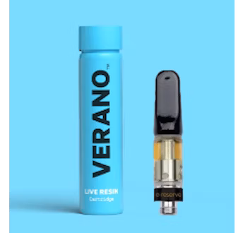 Photograph of product: Verano Triangle Mints (H) Reserve Live Resin Cartridge .5g