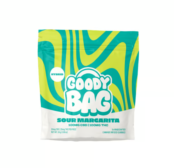 Photograph of product: Gummy Sour Margarita 1:1 (CBD:TH-oui) [5pk] | 100mg