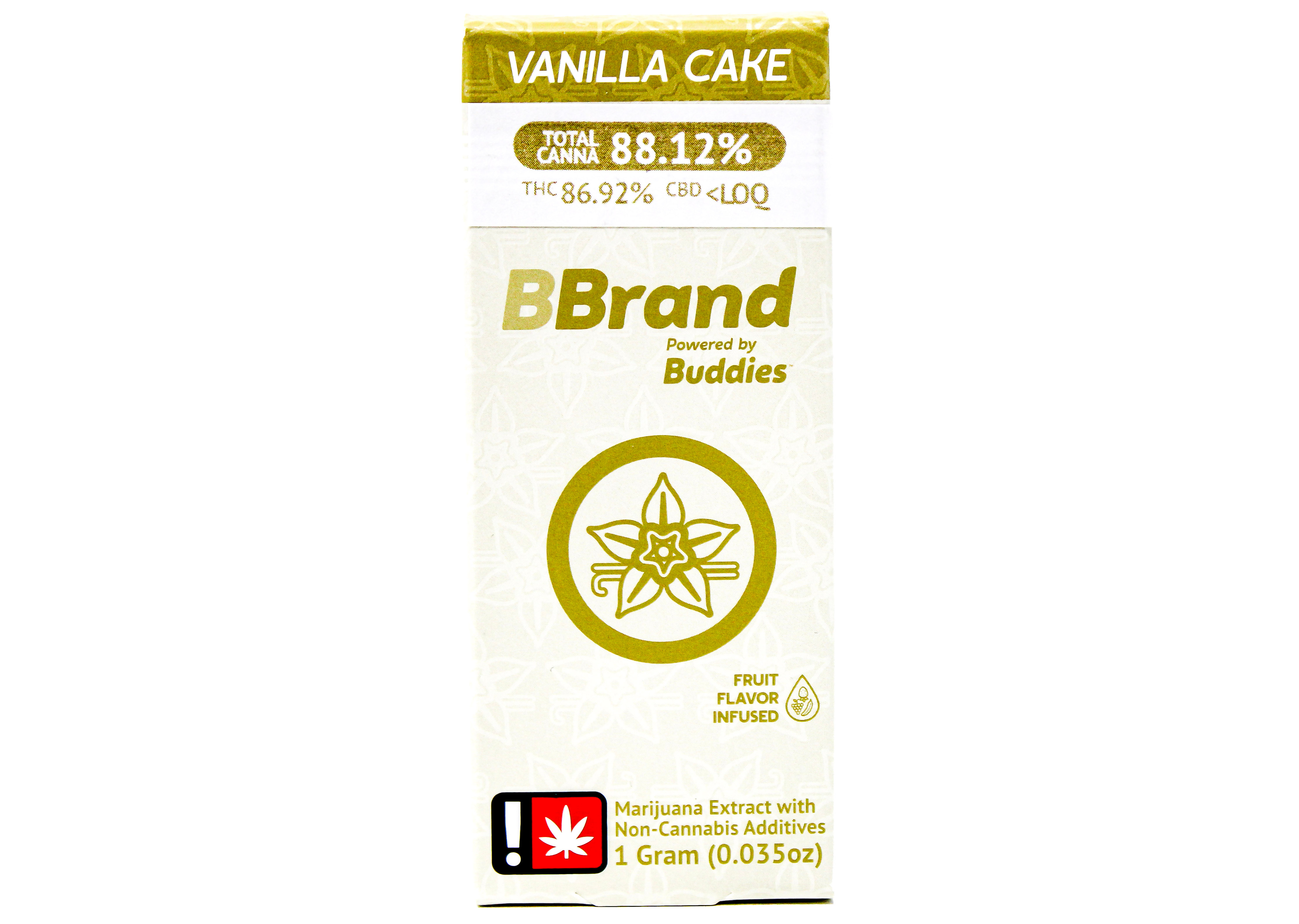 Photograph of product: BUD Vanilla Cake Distillate Cart 25031