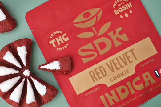 Photograph of product: Rosin Cookie | Red Velvet | 100mg
