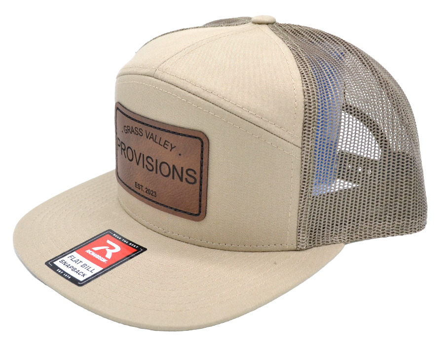 Photograph of product: GV Provisions | 7 Panel Hat | Olive