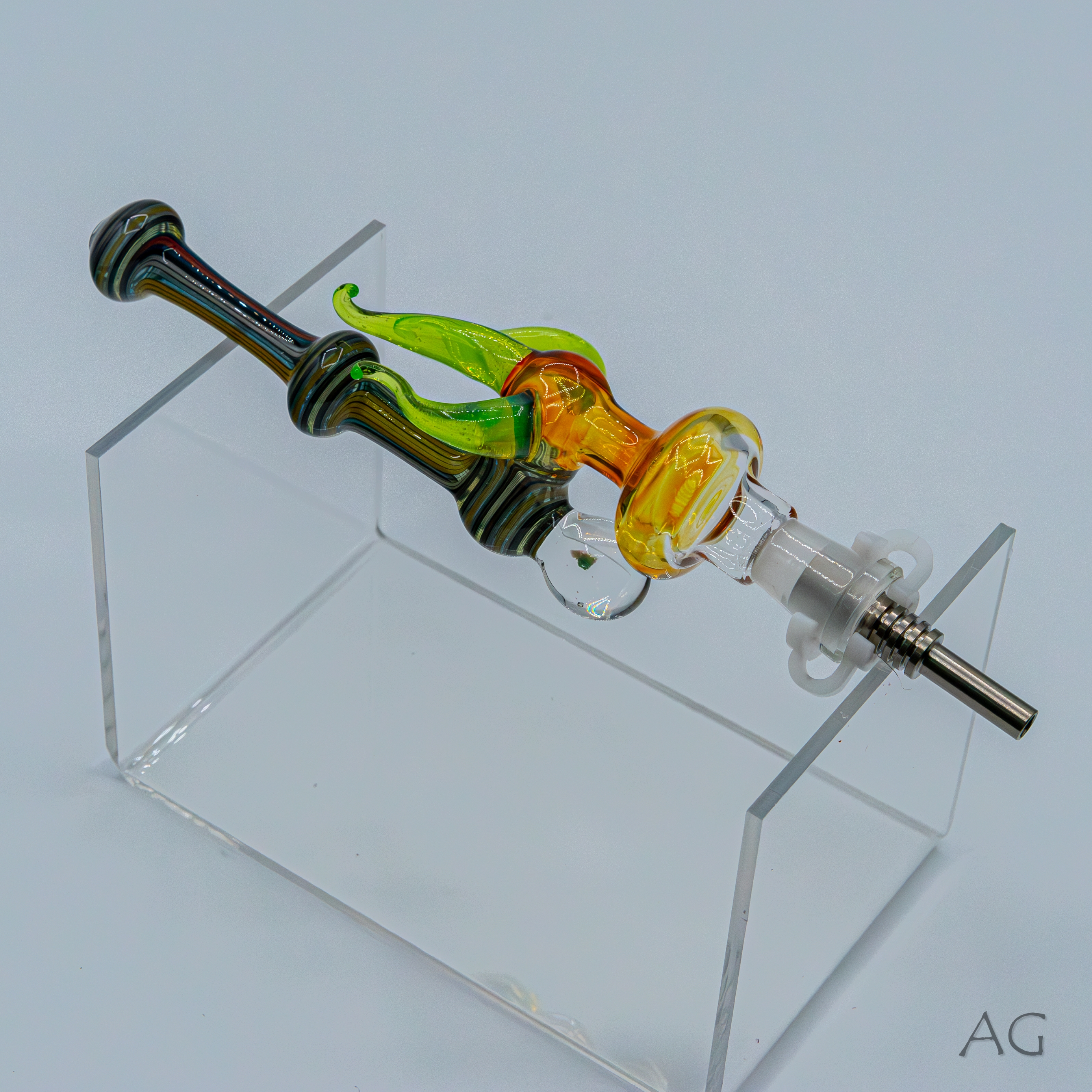 Photograph of product: Glass Enthusiast - Opal Straw - Nectar Collector