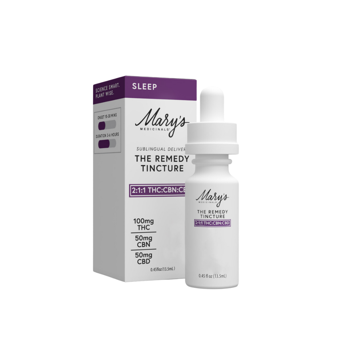 Photograph of product: Mary's Medicinals | Sleep 2:1:1 TH-oui:CBD:CBN Sublingual Oil
