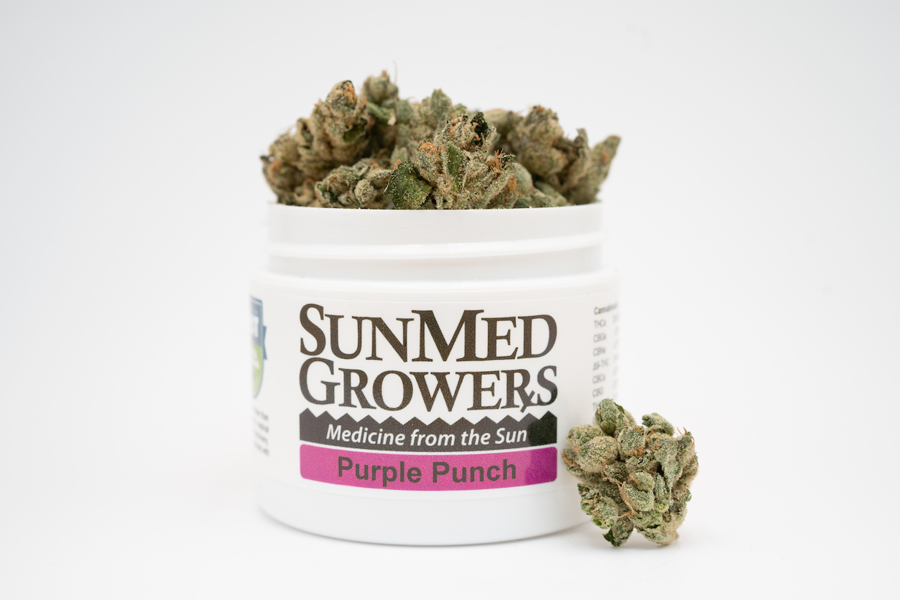 Photograph of product: SunMed Purple Punch - 3.5g