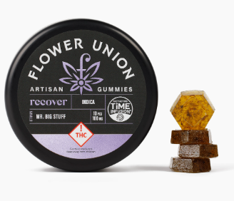Photograph of product: Flower Union | Edibles | Recover |  Muscadine | fast acting gummies | Oui'd-10pk