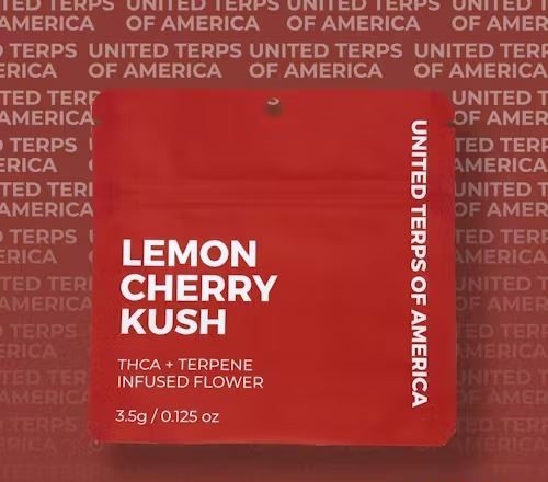 Photograph of product: Lemon Cherry Kush Infused Flower by United Terps of America