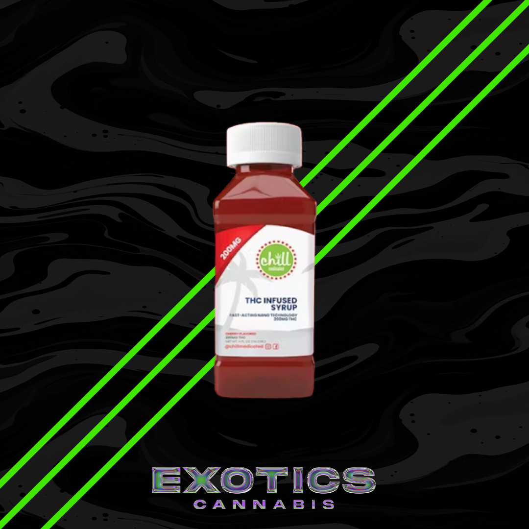 Photograph of product: Chill Medicated - Cherry Syrup 200mg (2/$20)
